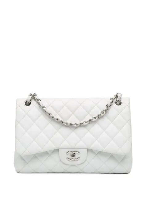 CHANEL Pre-Owned 2014 Jumbo Classic Caviar Double Flap shoulder bag