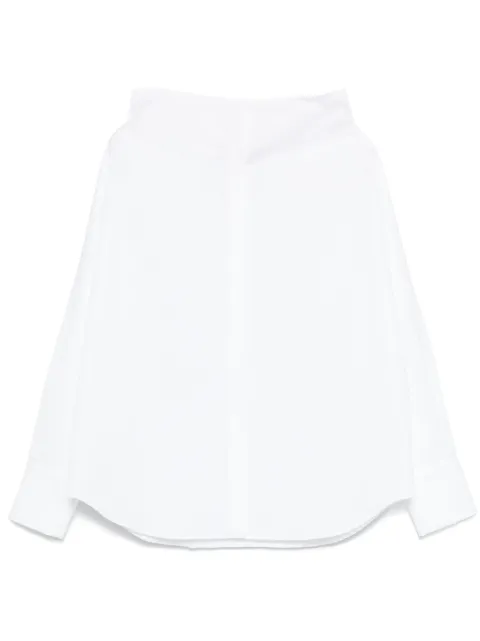 Calcaterra camisa con cuello alzado