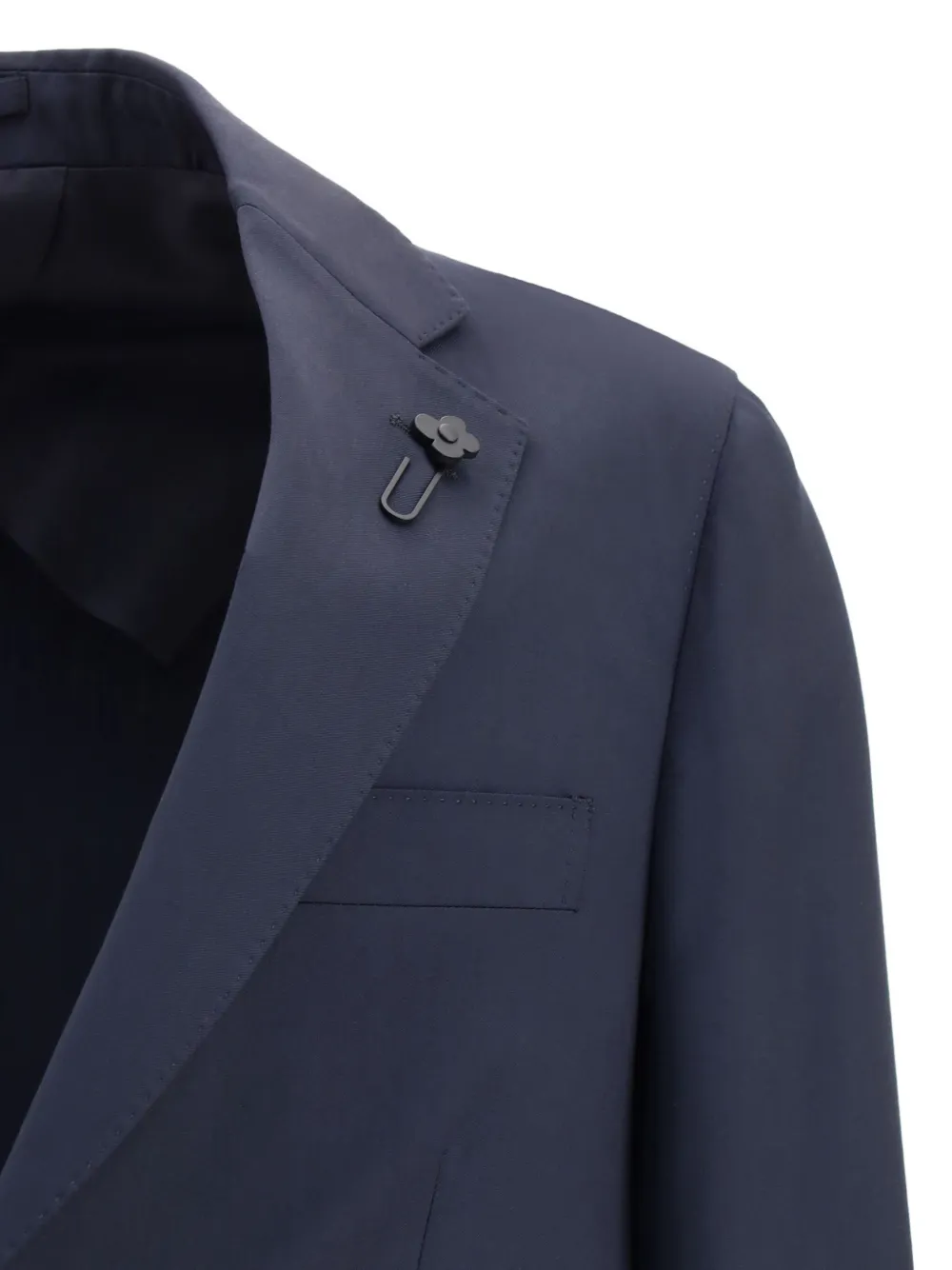 Lardini Pak met enkele rij knopen Blauw