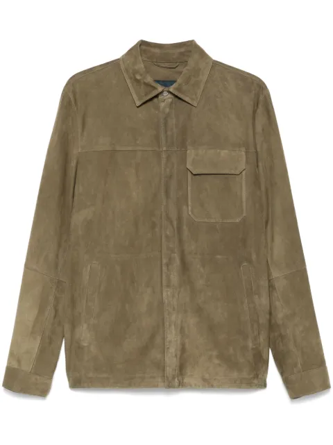 Herno suede shirt jacket