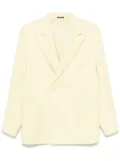 SARTORIO NAPOLI textured blazer - Yellow