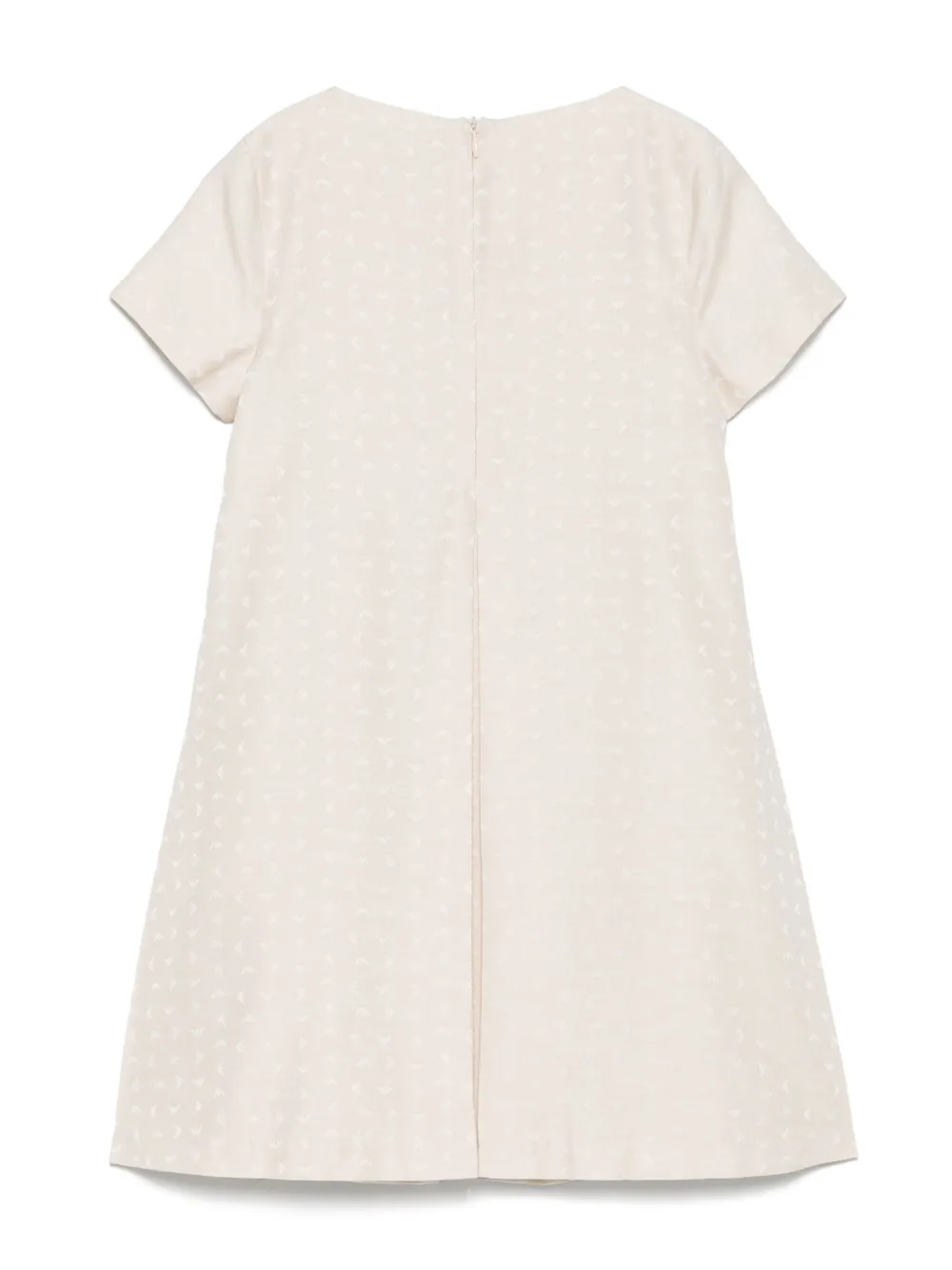 Emporio Armani Kids Jurk met logoprint Beige