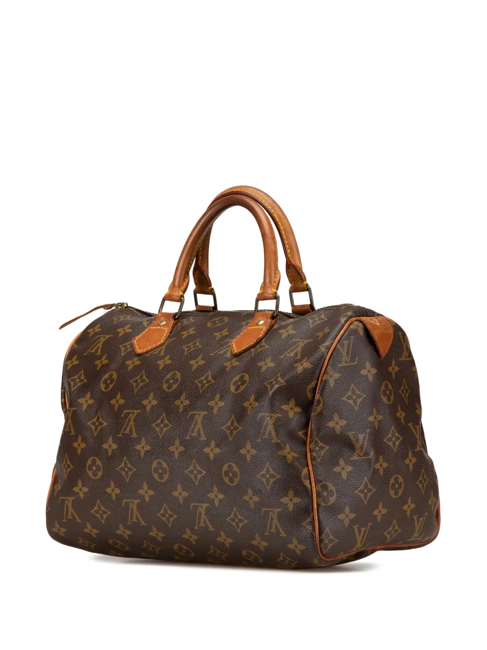 Louis Vuitton Pre-Owned 1991 Speedy 30 Boston tas met monogram - Bruin