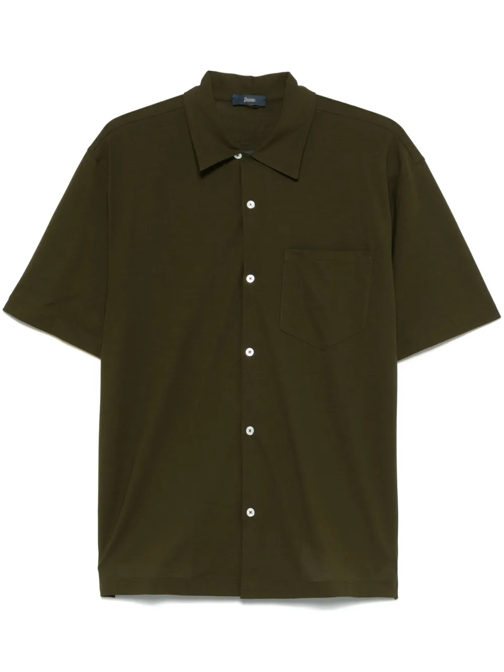 Herno camisa de algodón | verde | Image 1