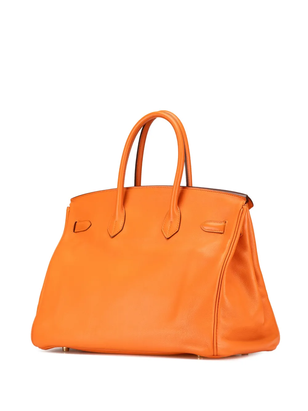 Hermès Pre-Owned 2011 Swift Birkin Retourne 35 handtas - Oranje