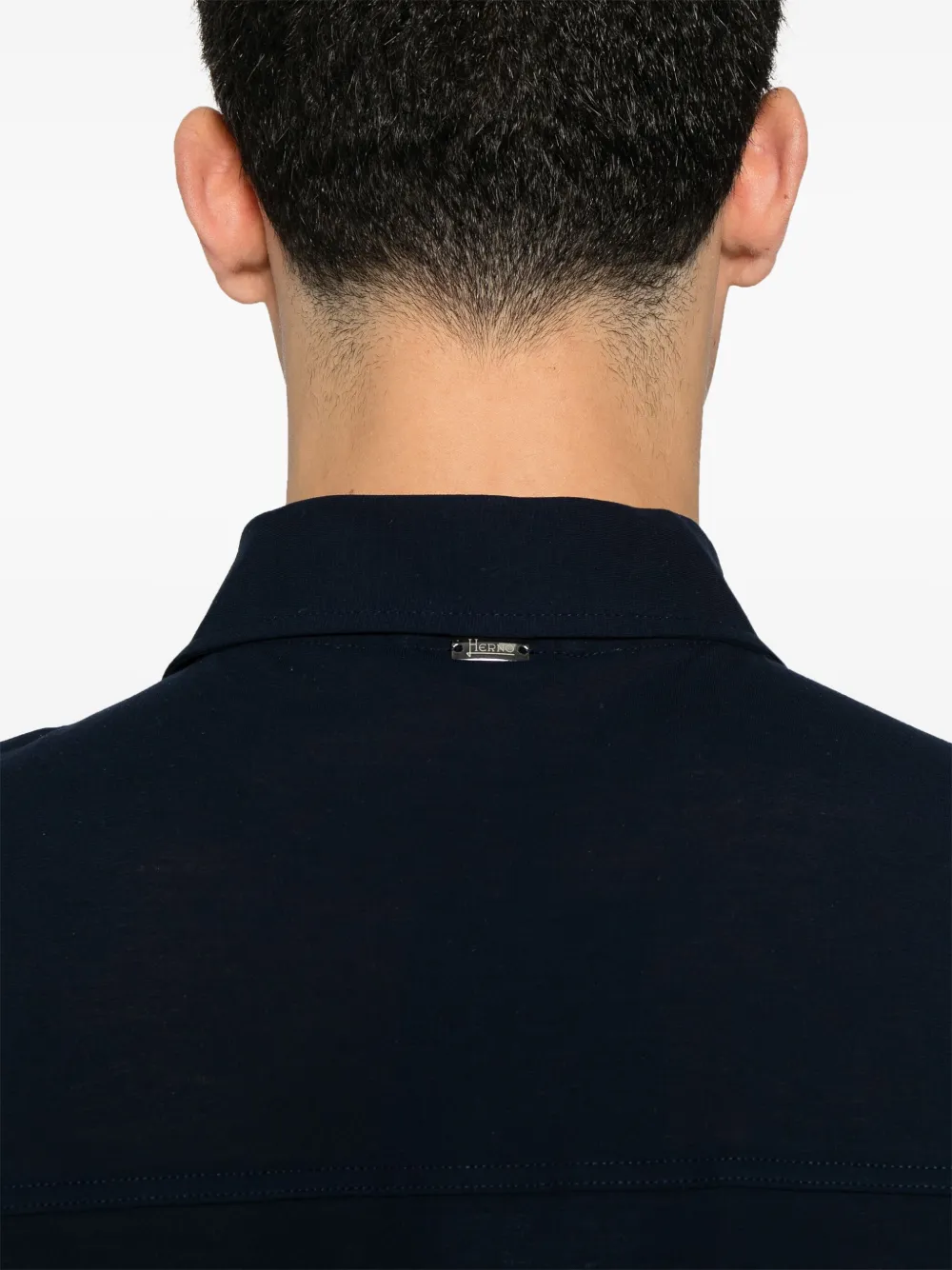 Herno Katoenen overhemd Blauw