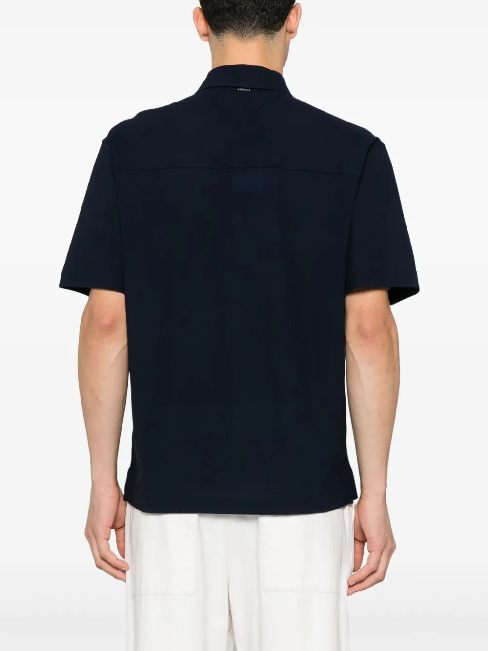 Herno Katoenen overhemd Blauw