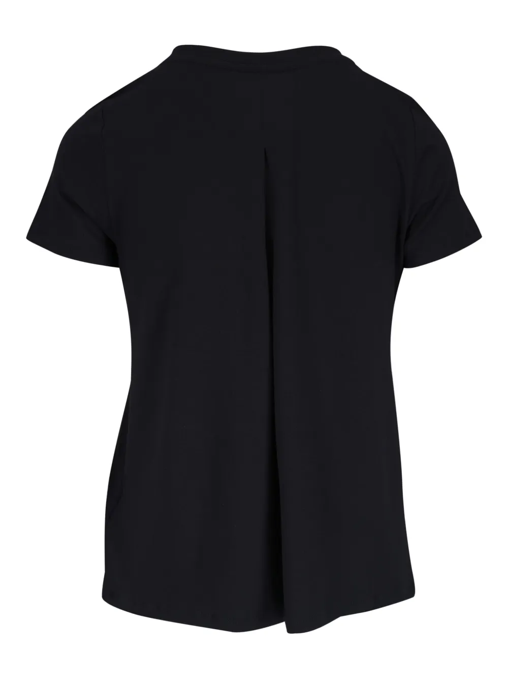Majestic Filatures T-shirt met geplooid detail Zwart