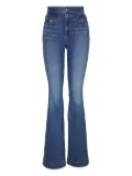Veronica Beard button-fly flared jeans - Blue