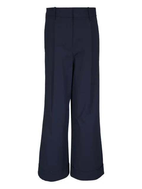 TWP tailored cotton-blend trousers