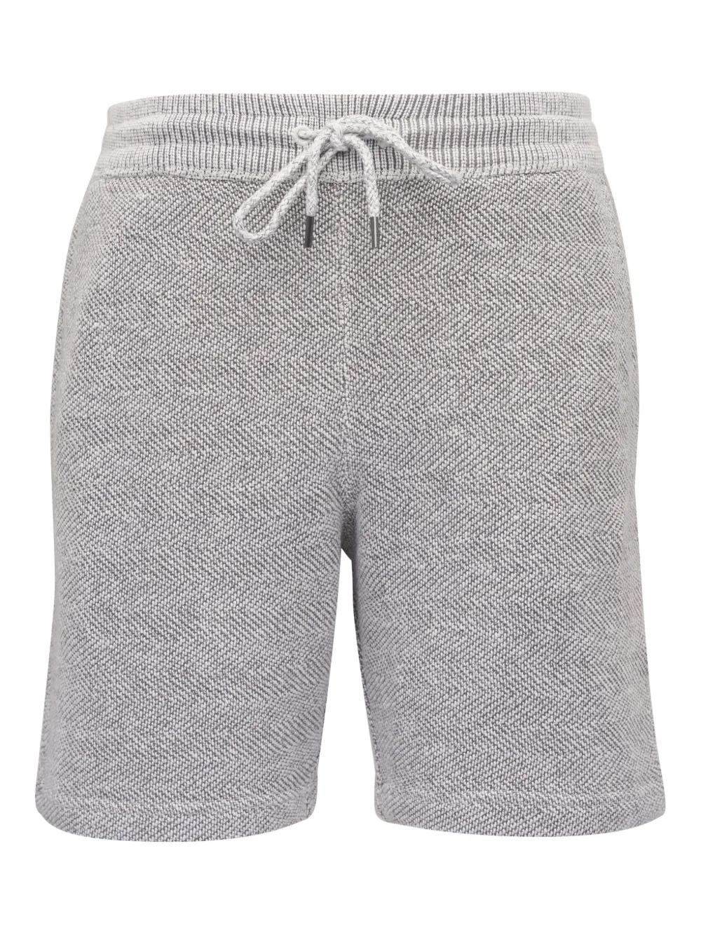 FAHERTY patterned-jacquard track shorts | Grey | Image 1