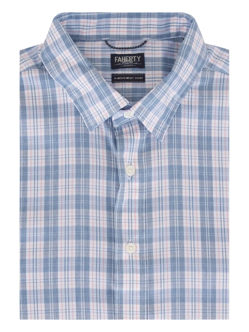 FAHERTY plaid check-pattern shirt | Blue | Image 1