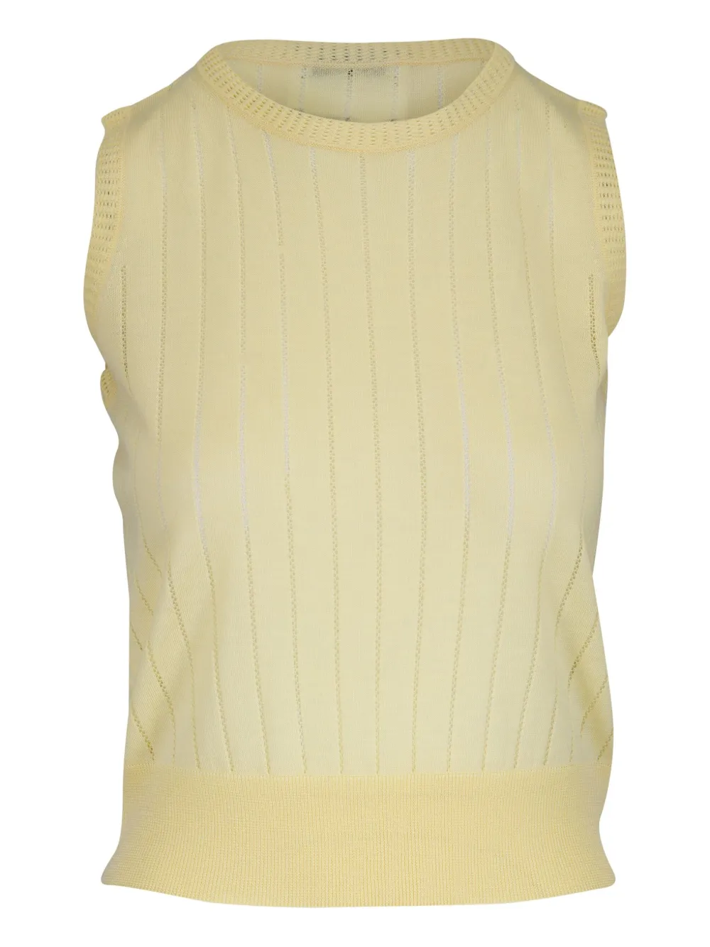 Adam Lippes suéter con cuello redondo | amarillo | Image 1