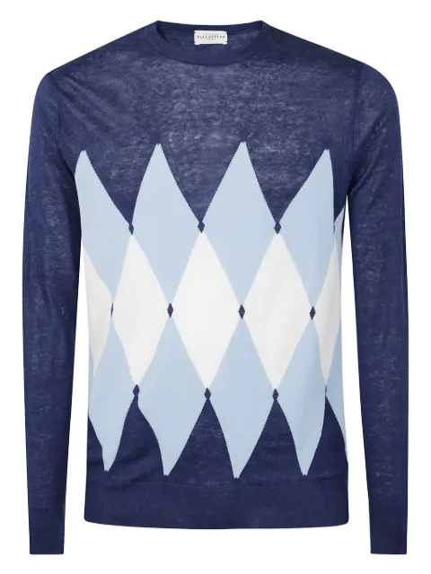 Ballantyne argyle-knit jumper