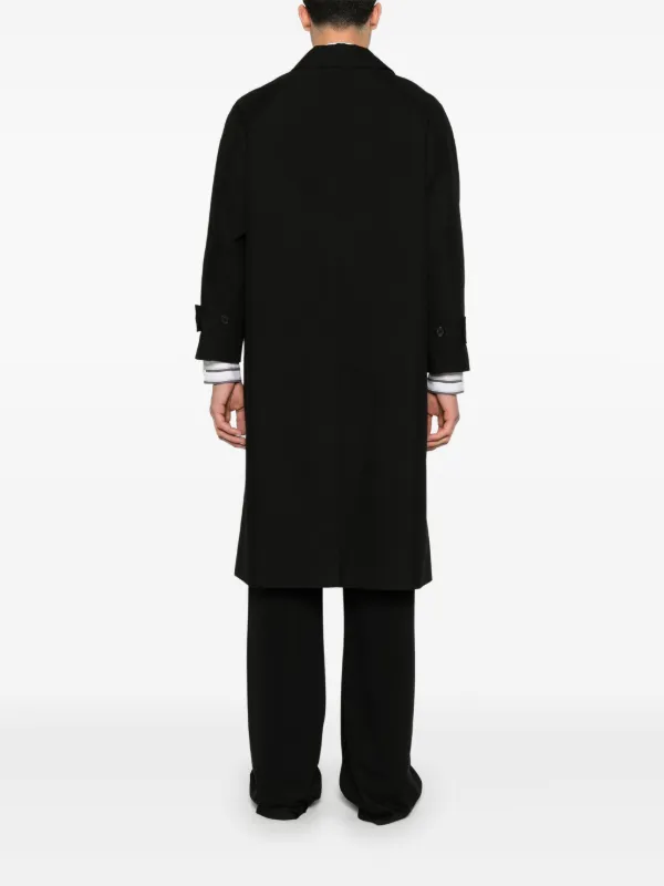 DUNST Mac Trench Coat | Black | FARFETCH