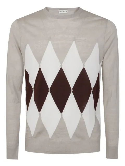 Ballantyne argyle-pattern sweater