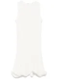 MSGM textured-finish mini dress - White