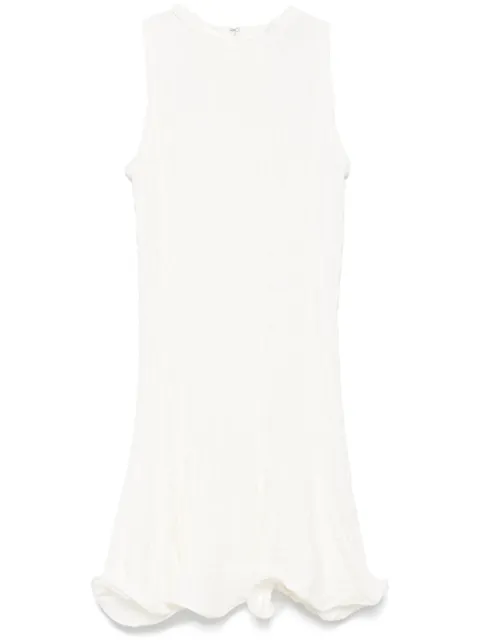 MSGM textured-finish mini dress