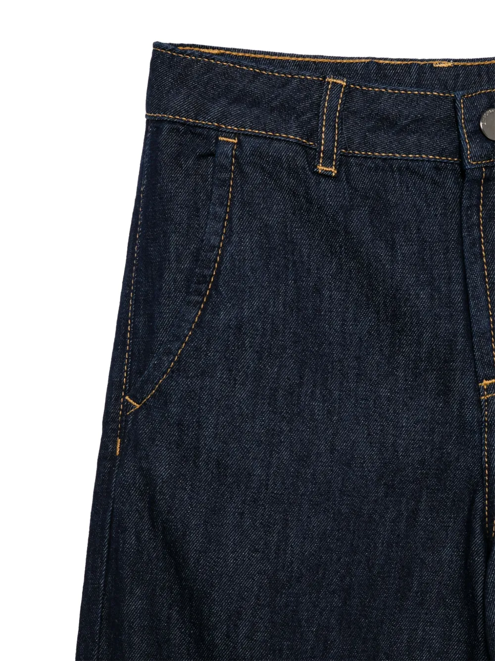 Emporio Armani Kids Jeans met logoplakkaat Blauw