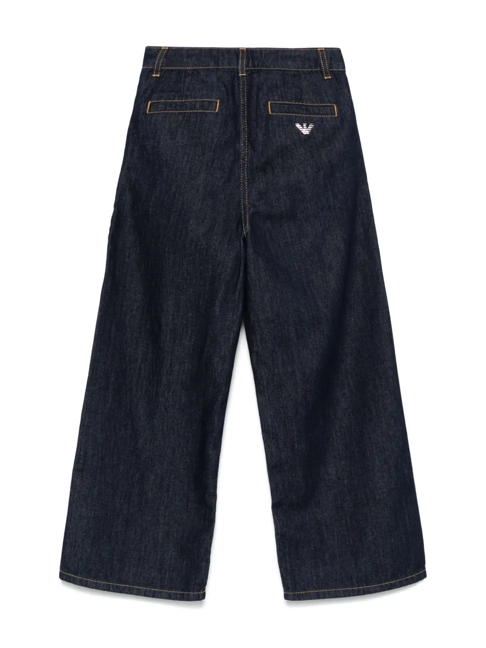 Emporio Armani Kids Calça jeans com placa de logo | Teen Meninos | Image 2