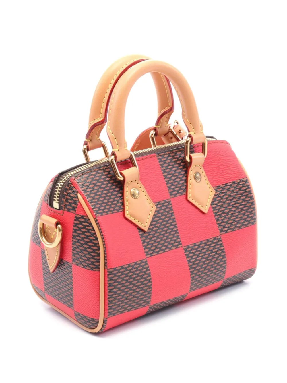 Louis Vuitton Pre-Owned 2024 Damier Pop Speedy Bandouliere 18 boekentas - Rood