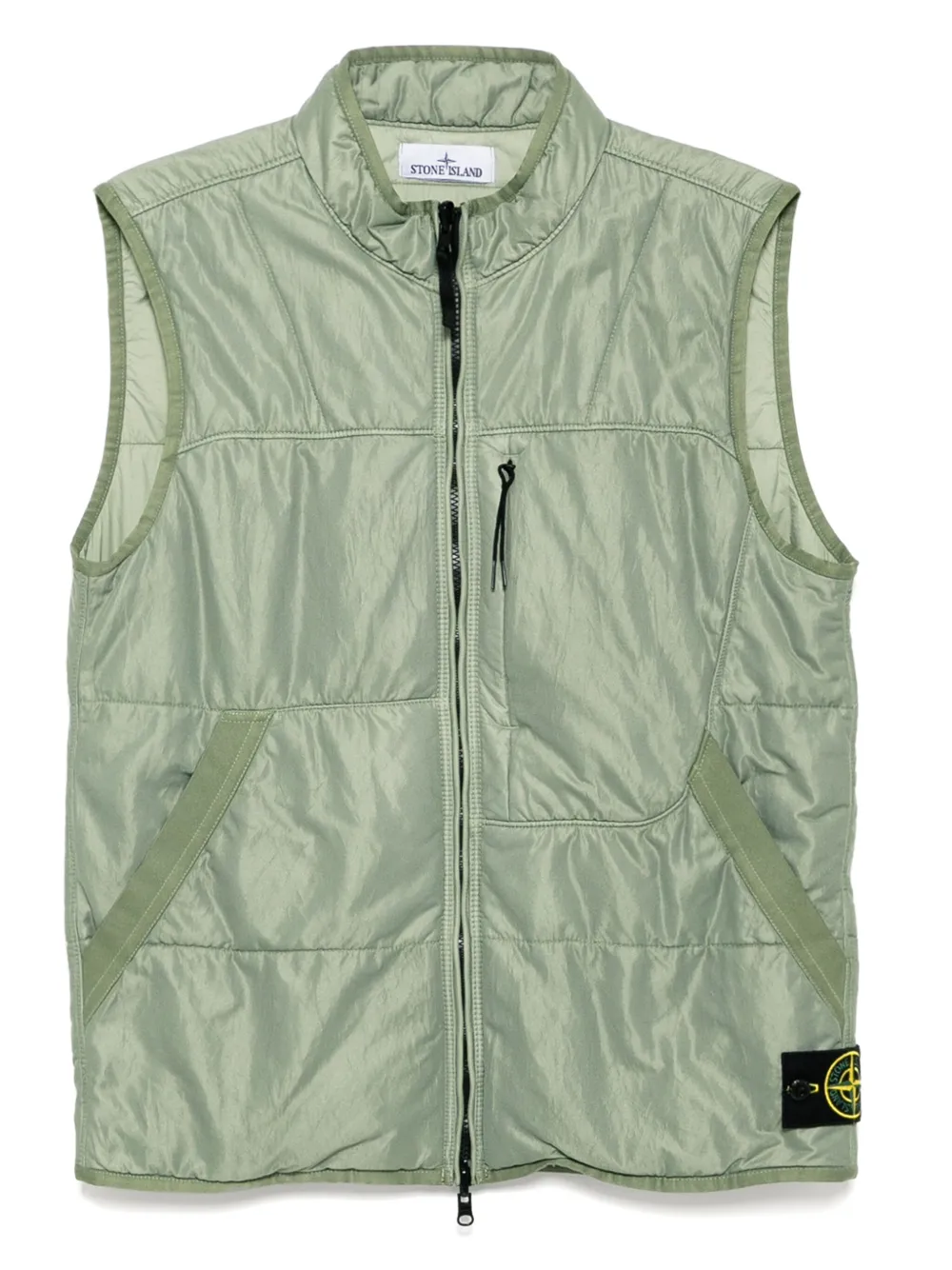 Stone Island Bodywarmer met rits Groen