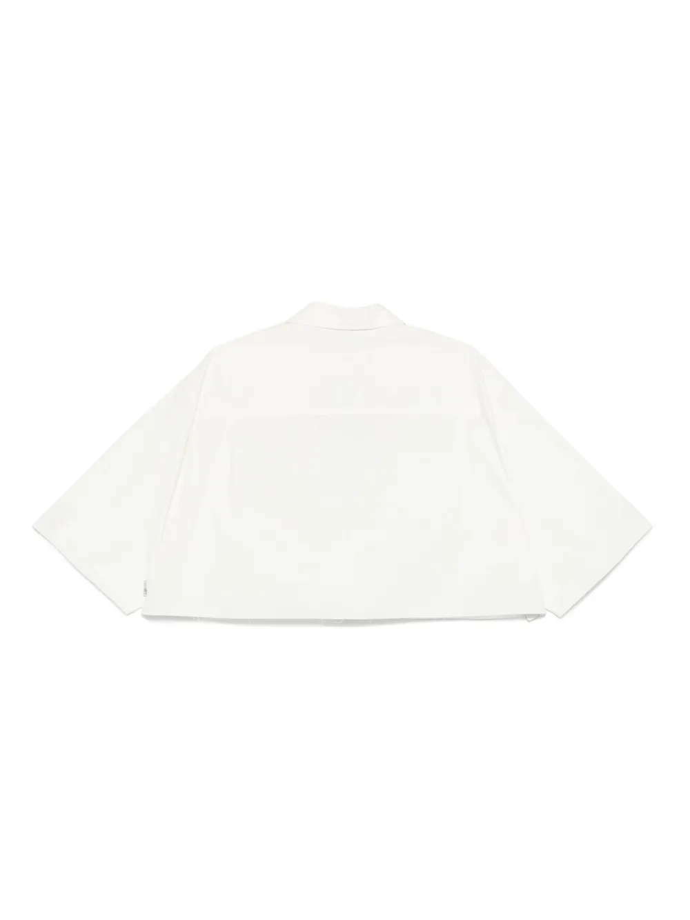 MM6 Maison Margiela Cropped blouse - Wit