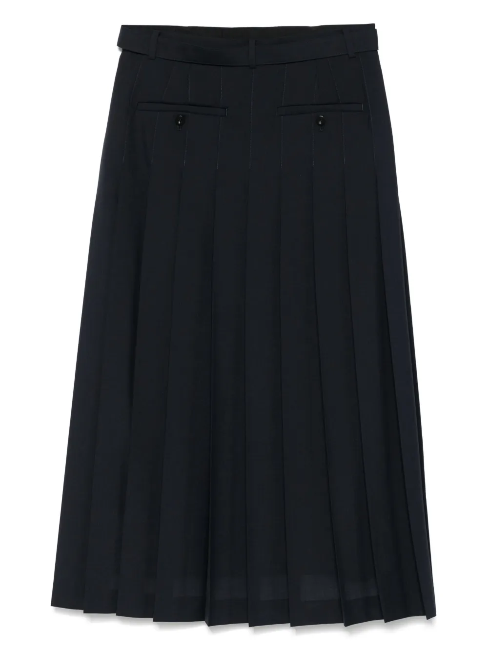Sacai Midi-rok - Blauw