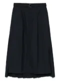 sacai suiting midi skirt - Blue