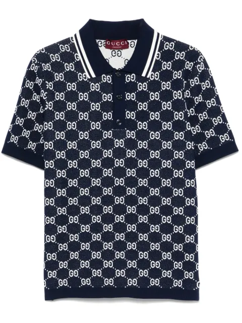 Gucci GG-jacquard polo shirt