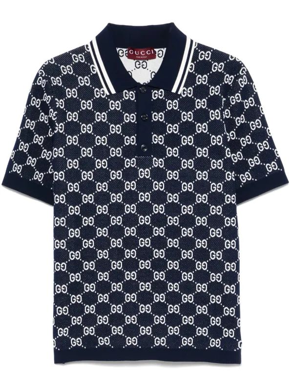 未使用タグ付□GUCCI グッチ【XL】大きいサイズ 半袖 ポロシャツ