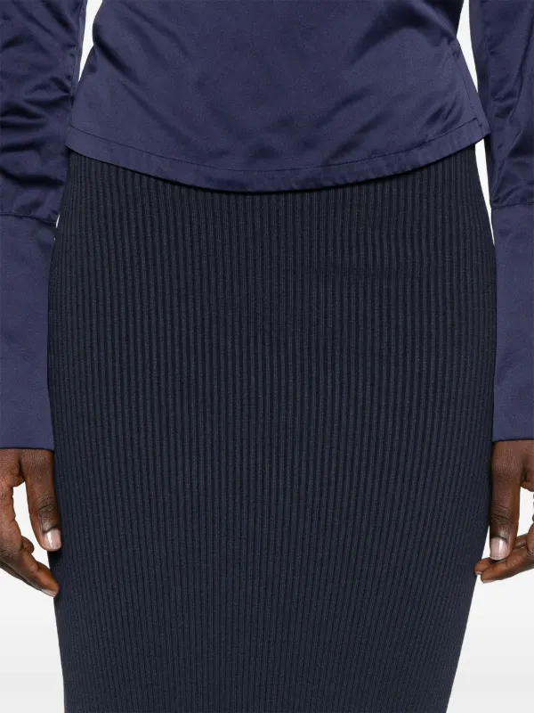【Max Mara】Aprile1234 スカート Max Mara Aprile 1234 マキシスカート | ブルー | FARFETCH JP