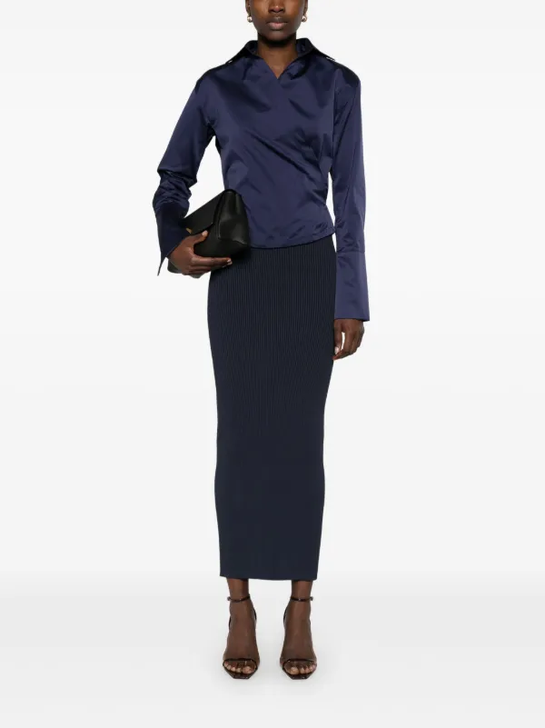 【Max Mara】Aprile1234 スカート Max Mara Aprile 1234 マキシスカート | ブルー | FARFETCH JP