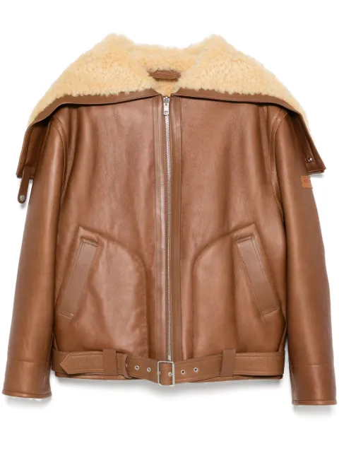 Kenzo chamarra de cuero