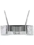 Nuè Barcode Mirror top - Silver