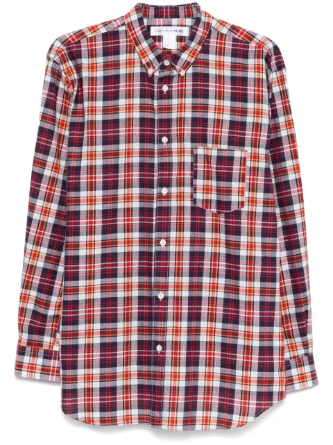 Comme Des Garçons Shirt plaid-check shirt