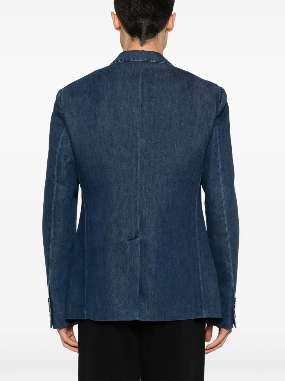 Dolce & Gabbana Denim blazer Blauw