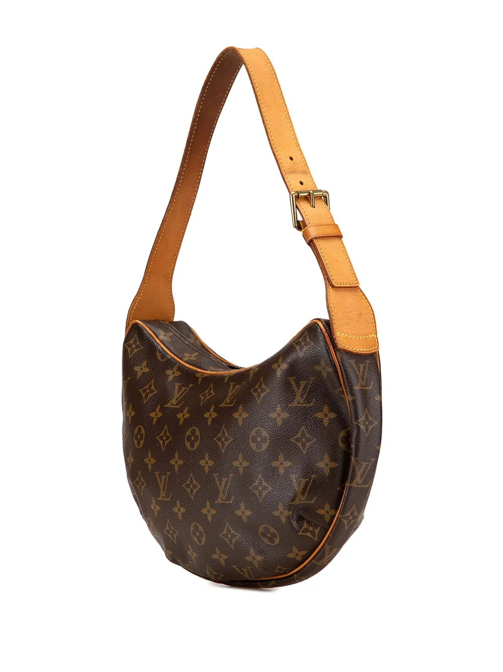 Louis Vuitton Pre-Owned 2003 Croissant hobo tas met MM monogram - Bruin