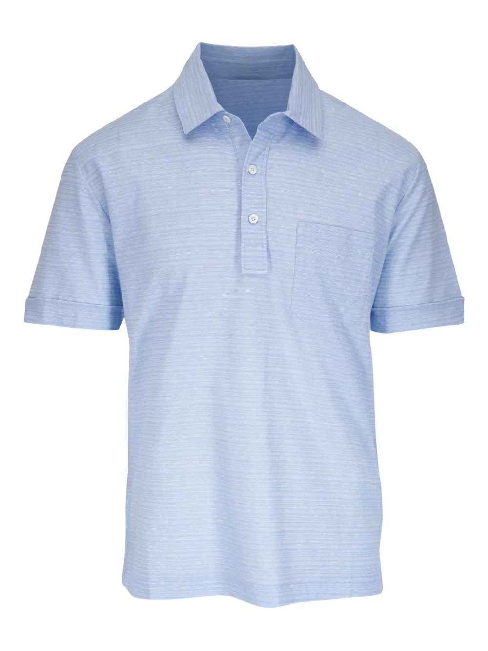 Canali Gemêleerd poloshirt Blauw