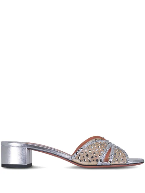 Aquazzura sandalias Crystal Lover de 35mm