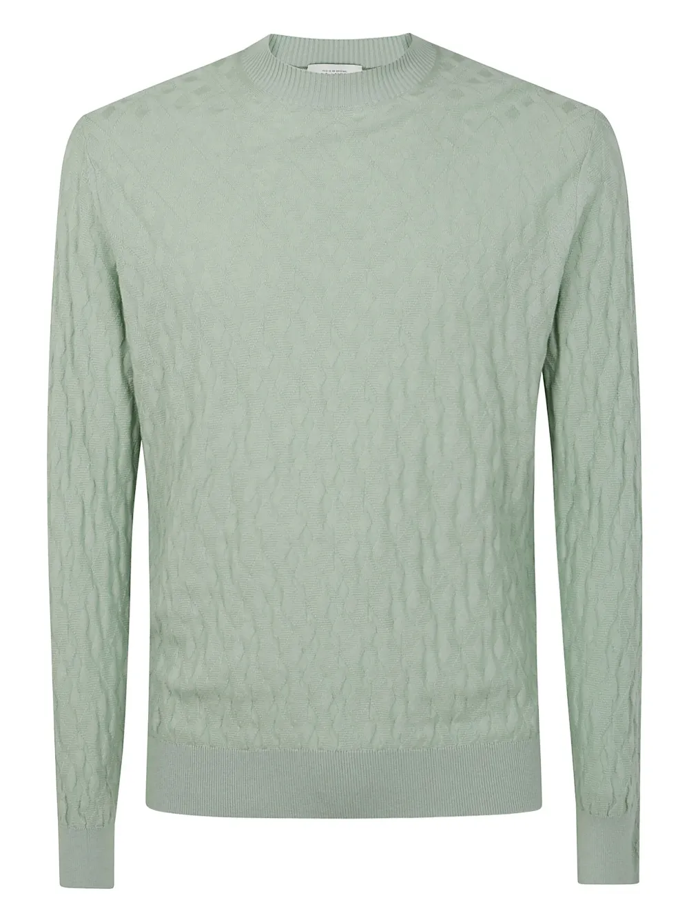 Ballantyne patterned-jacquard jumper | Green | Image 1