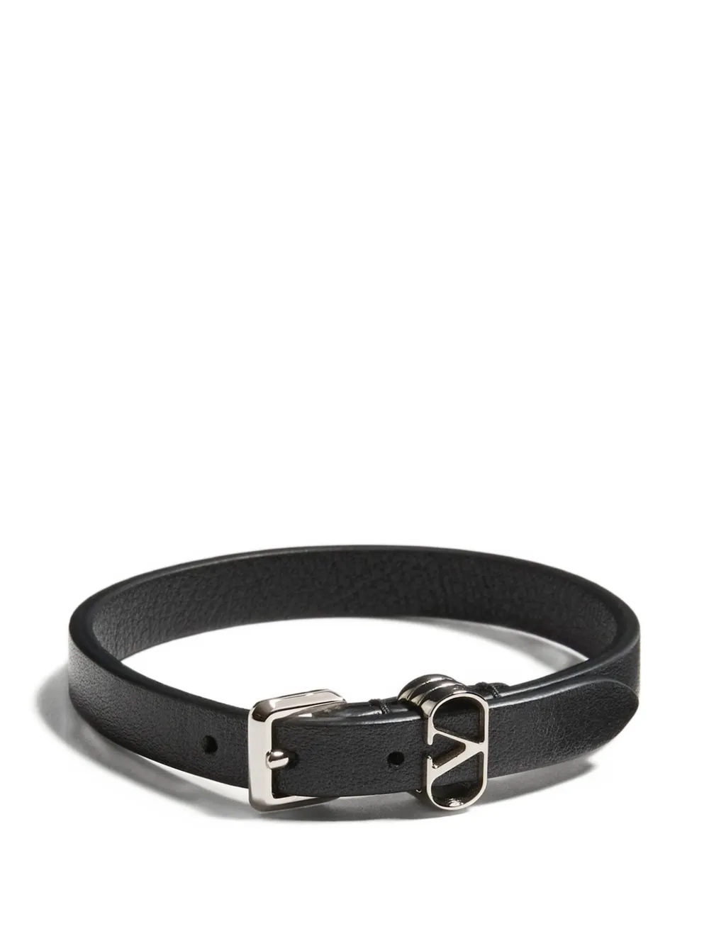 Valentino Garavani OVALETTE CALFSKIN BRACELET - Nero