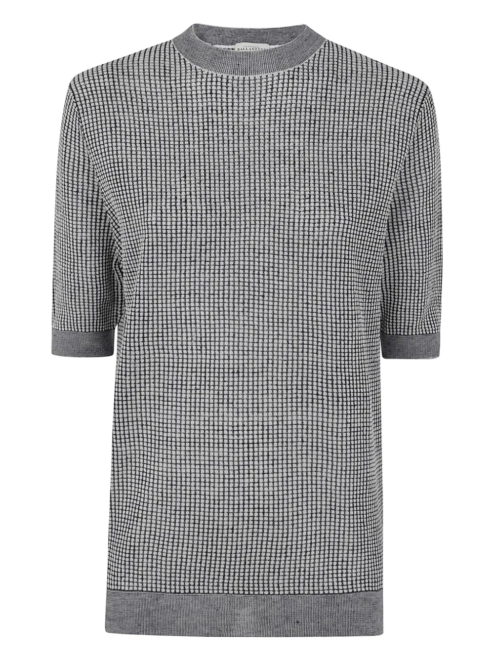 geometric-print T-shirt