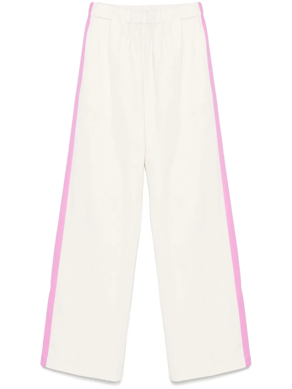 MSGM stripe-detail trousers | Neutrals | Image 1