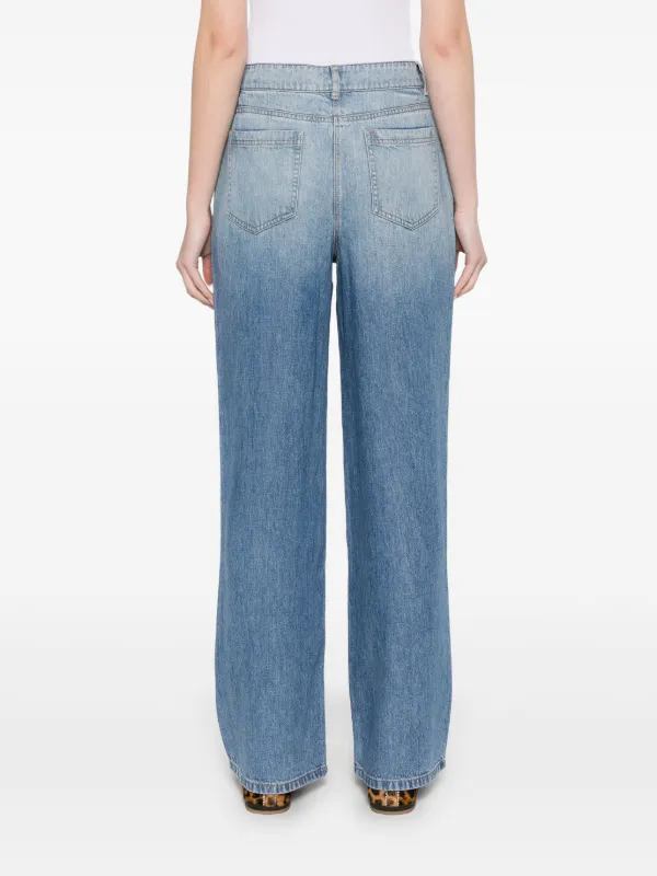 【送料&関税込】IRO Naiya Jeans In Blue Wool And Polyester IRO Naiya Jeans | Blue | FARFETCH MY