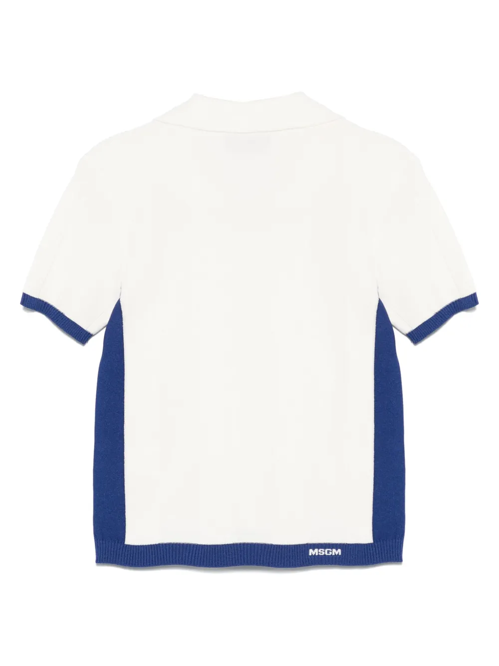 MSGM T-shirt met contrasterende afwerking Beige