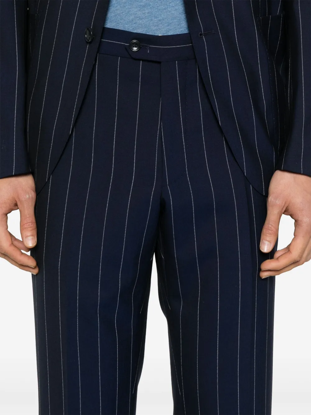 Tagliatore Gestreept pak Blauw