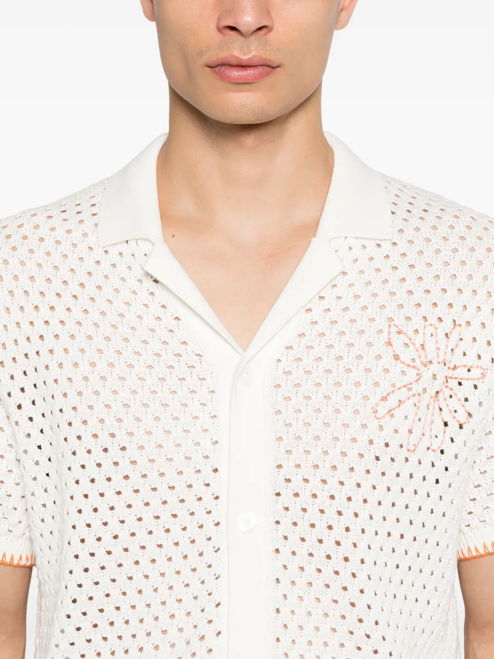 Shop Maison Labiche Sun Beuret Shirt In White