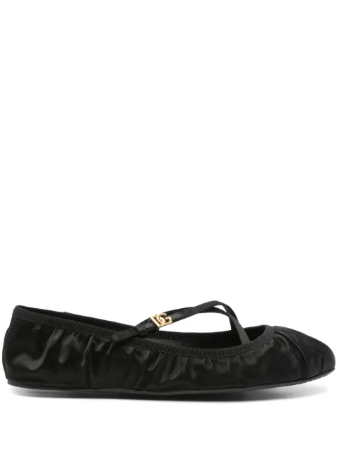 Dolce & Gabbana flats con hebilla del logo