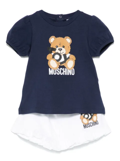 Moschino Kids Teddy Bear shorts set